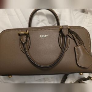 Coach Tan Leather Satchel